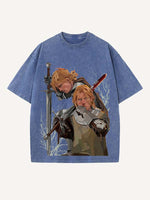 A Knight of the Seven Kingdoms Print Round Neck T-shirt