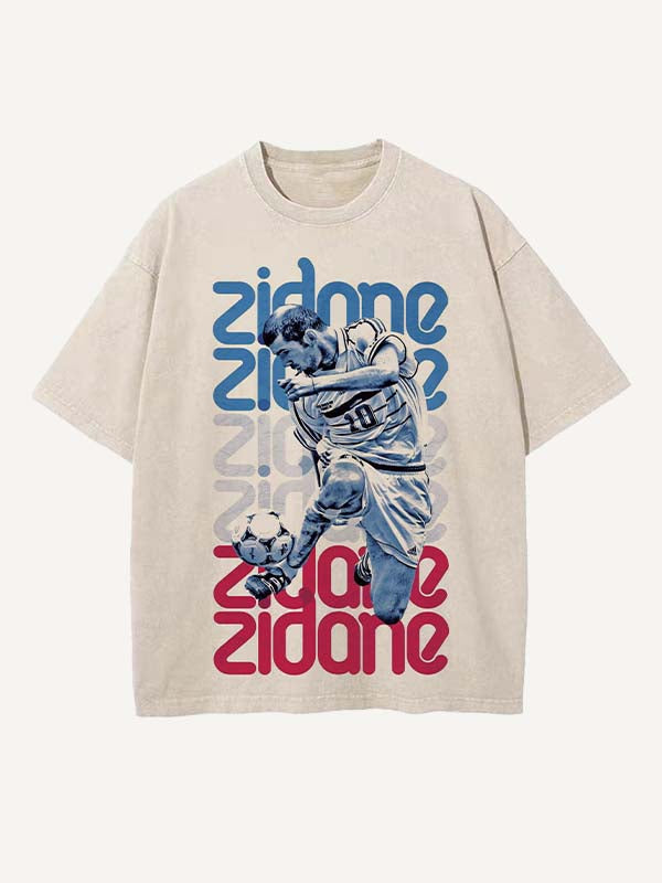 Zizou Print Round Neck T-shirt