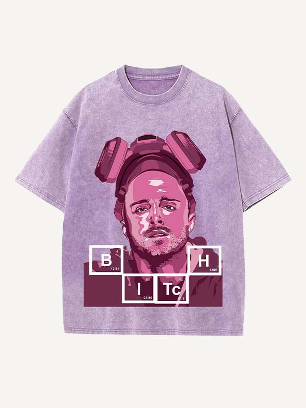 Breaking Bad Print Round Neck T-shirt