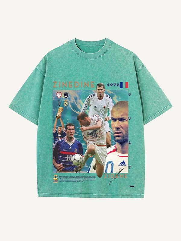Zizou Print Round Neck T-shirt