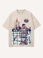 Carmelo Anthony Print Round Neck T-shirt