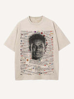 Marcus Rashford Print Round Neck T-shirt