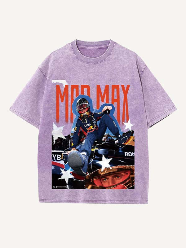 Max Verstappen Print Round Neck T-shirt