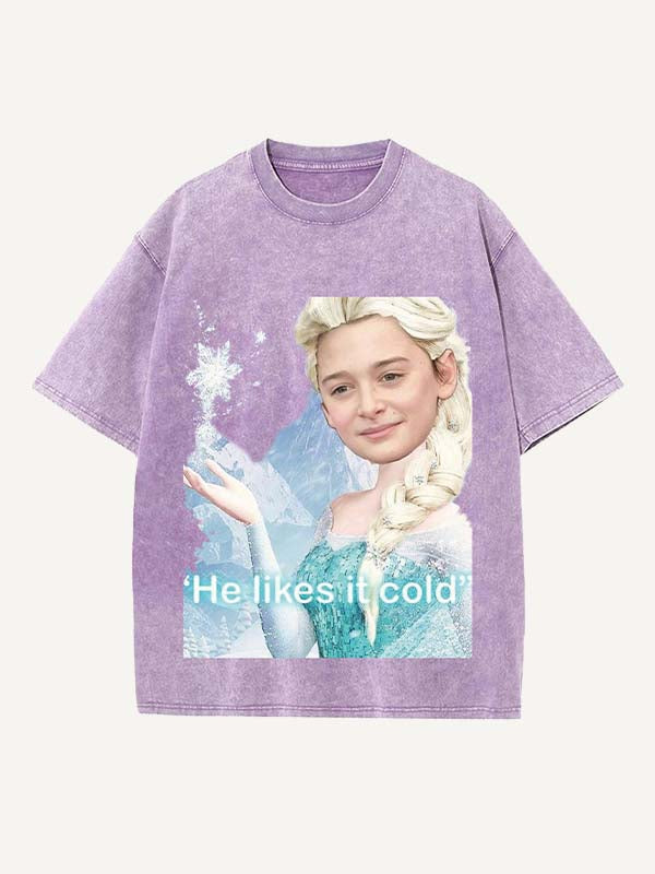 Stranger Things Print Round Neck T-shirt