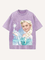 Stranger Things Print Round Neck T-shirt