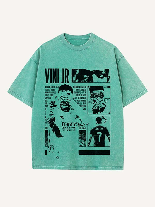 Vinícius Júnior Print Round Neck T-shirt