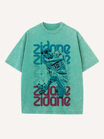 Zizou Print Round Neck T-shirt