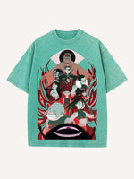 Fullmetal Alchemist Print Round Neck T-shirt