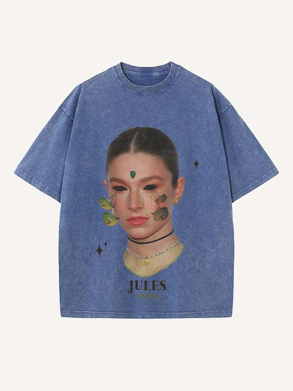 Euphoria Print Round Neck T-shirt