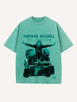 George Russell Print Round Neck T-shirt