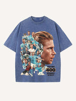 Kevin De Bruyne Print Round Neck T-shirt