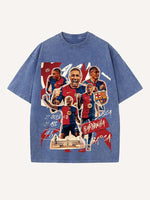 Raphinha Print Round Neck T-shirt