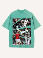 Gareth Bale Print Round Neck T-shirt