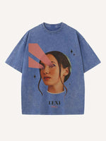 Euphoria Print Round Neck T-shirt