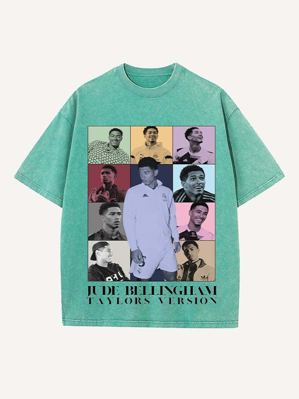 Jude Bellingham Print Round Neck T-shirt