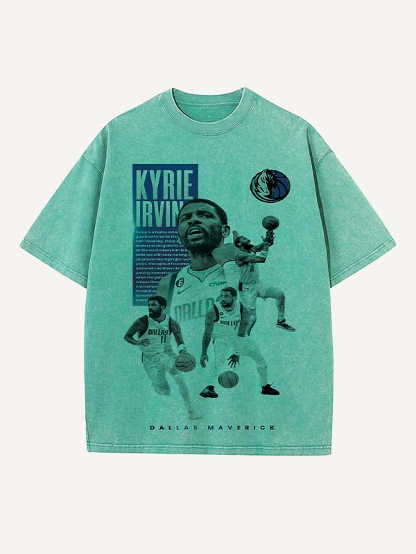 Kyrie Irving Print Round Neck T-shirt