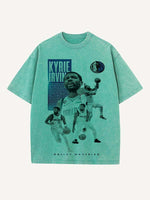 Kyrie Irving Print Round Neck T-shirt