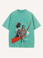 Chris Paul Print Round Neck T-shirt