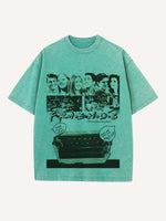 Friends Print Round Neck T-shirt
