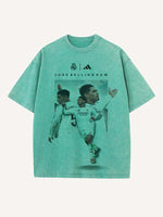 Jude Bellingham Print Round Neck T-shirt