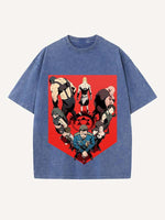 Fullmetal Alchemist Print Round Neck T-shirt