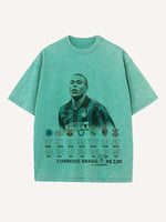 Ronaldo Print Round Neck T-shirt