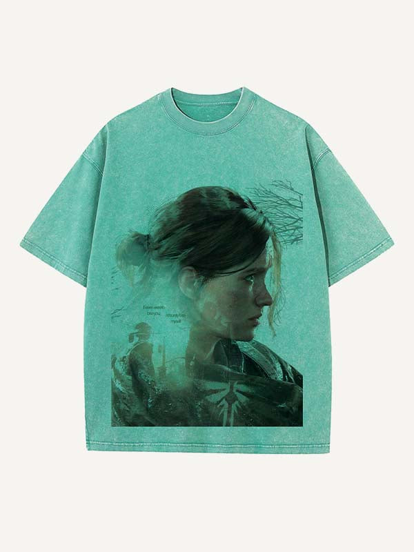 The Last of Us Print Round Neck T-shirt