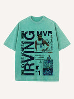 Kyrie Irving Print Round Neck T-shirt