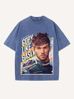 Pierre Gasly Print Round Neck T-shirt