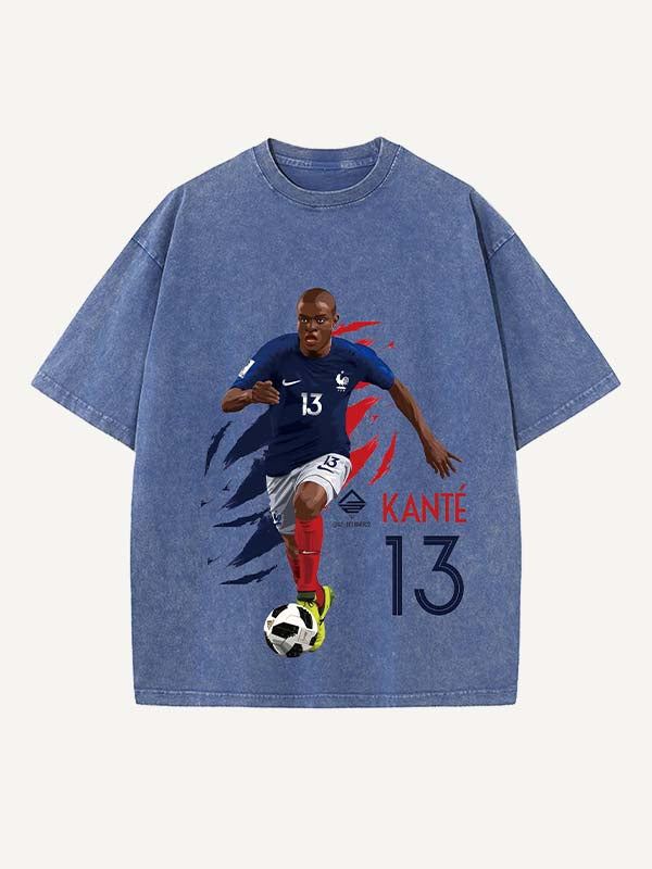 N'Golo Kanté Print Round Neck T-shirt