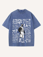 Russell Westbrook Print Round Neck T-shirt