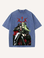 Code Geass Print Round Neck T-shirt