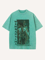 Victor Wembanyama Print Round Neck T-shirt