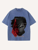 Arcane Print Round Neck T-shirt