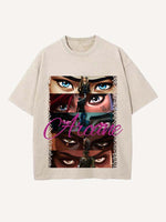 Arcane Print Round Neck T-shirt
