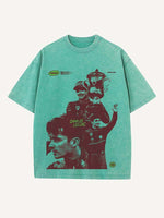 Charles Leclerc Print Round Neck T-shirt