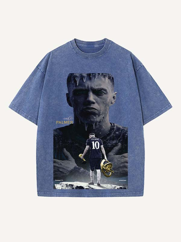 Cole Palmer Print Round Neck T-shirt