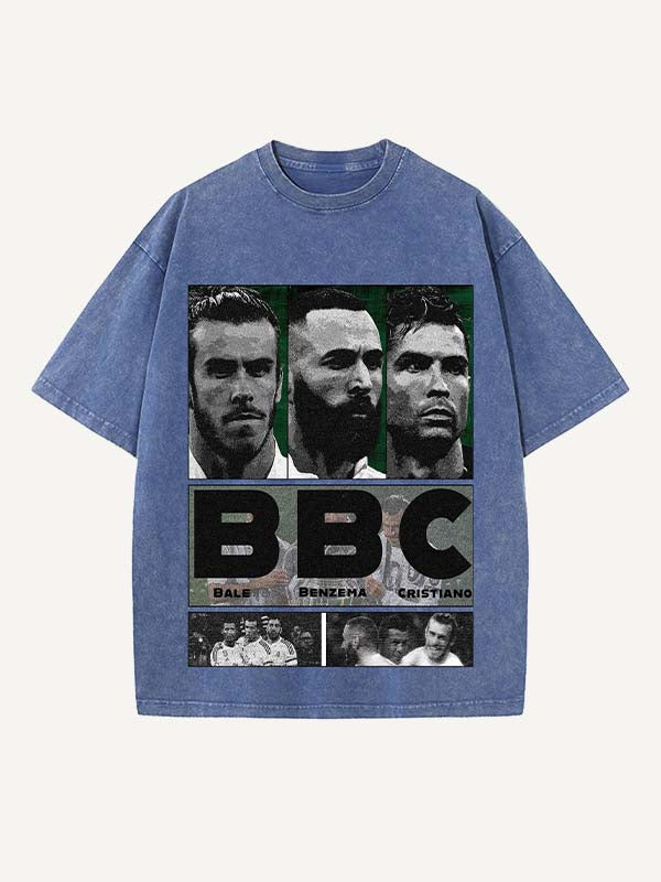 Gareth Bale Print Round Neck T-shirt