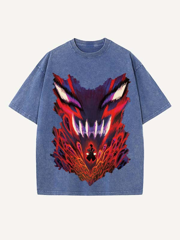 Fullmetal Alchemist Print Round Neck T-shirt