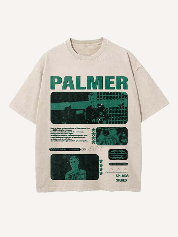Cole Palmer Print Round Neck T-shirt