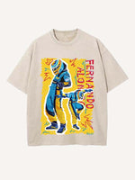 Fernando Alonso Print Round Neck T-shirt