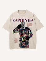 Raphinha Print Round Neck T-shirt