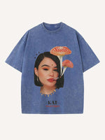 Euphoria Print Round Neck T-shirt