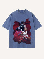 Chris Paul Print Round Neck T-shirt