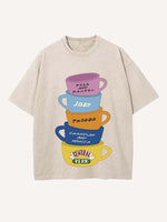 Friends Print Round Neck T-shirt