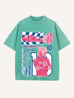 Pierre Gasly Print Round Neck T-shirt