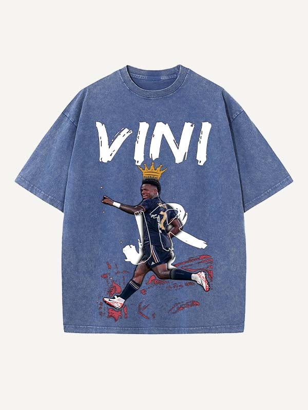 Vinícius Júnior Print Round Neck T-shirt