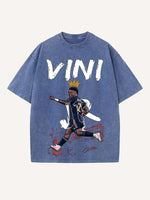 Vinícius Júnior Print Round Neck T-shirt