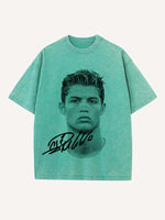 Cristiano Ronaldo Print Round Neck T-shirt