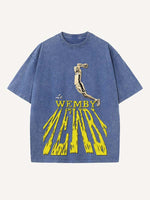 Victor Wembanyama Print Round Neck T-shirt
